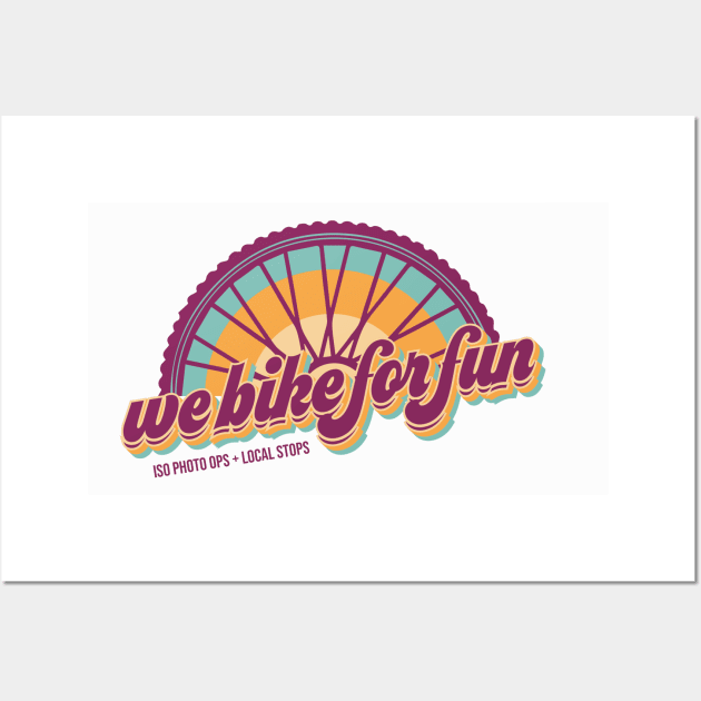 We Bike For Fun - Half Wheel Wall Art by WeBikeForFun